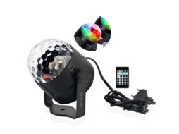 Lâmpada de discoteca TEC ™ discoteca festa luz de palco iluminação mini holofote ponto redondo multicolor controle remoto aniversários TECH DISCOUNT