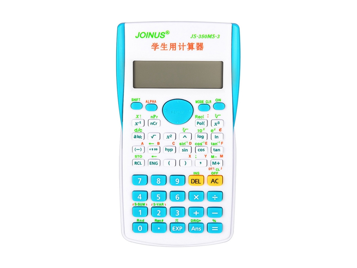 Calculadora Científica Portátil Estudante Azul