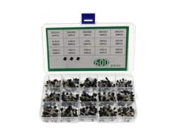 Kit De 600 Transistores To-92 15 Tipos 2n3904 2n3906 S8050 S8550 Com Caixa De Armazenamento Portátil