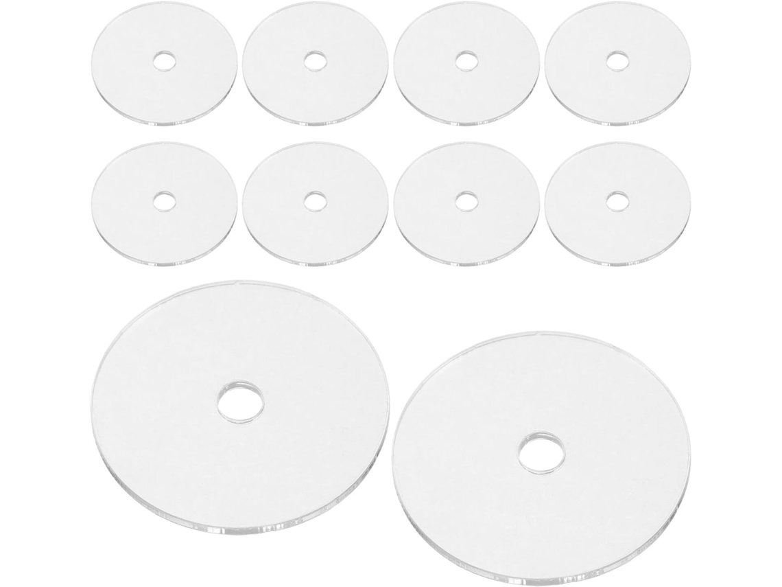 Conjunto De 20 Mini Chaveiros De Vinil Em Plástico, Estilo Cd. Pingente