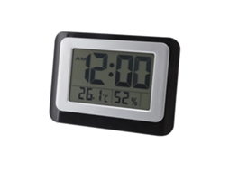 Reloj Digital Pantalla Grande Luz Azul Con Temperatura Y Humedad Para Oficinas
