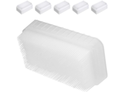 Conjunto Frcolor Com 6 Escovas De Banho Dupla Face Em Esponja Branca Macia, Escova Sensorial Para Bebês, Meninos E