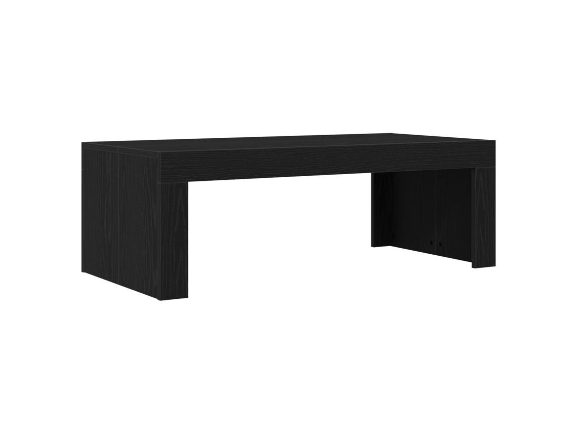 Conjunto 1 Mesa De Centro Vidaxl Preto Derivados De Madeira (102 X 50 X 35 Cm)