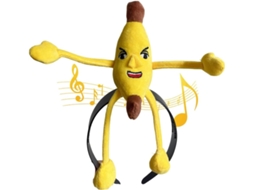 Tiara de Banana Cantora Tiara de Pelúcia Fofa para Mulheres SFUSHOS