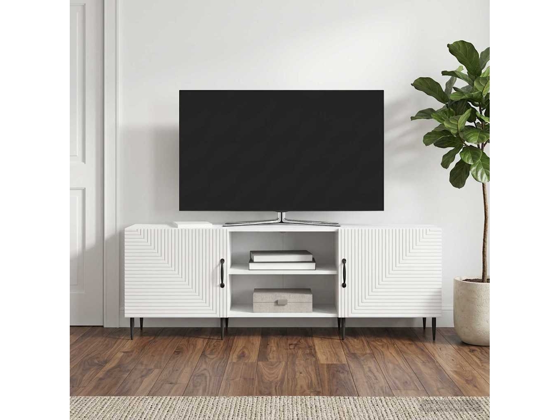 Vidaxl Gabinete Para Tv 150 X 31 X 50 Cm Branco Brilhante