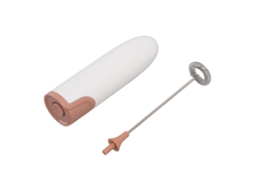 Batedor De Leite Elétrico, Fabricante Espuma Portátil Para Café, Agitação Automática, Branco