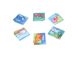Mali 6 Pcs Livros de Tecido para Bebê Lavável Educativo Brinquedo de Banho para Crianças Toddler Presente