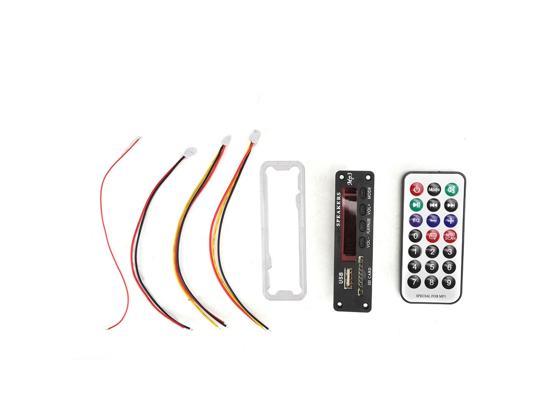 Placa Decodificadora Bluetooth 5.0 con Control Remoto, Compatible con MP3, WMA, WAV, Flac y Ape | S/MARCA