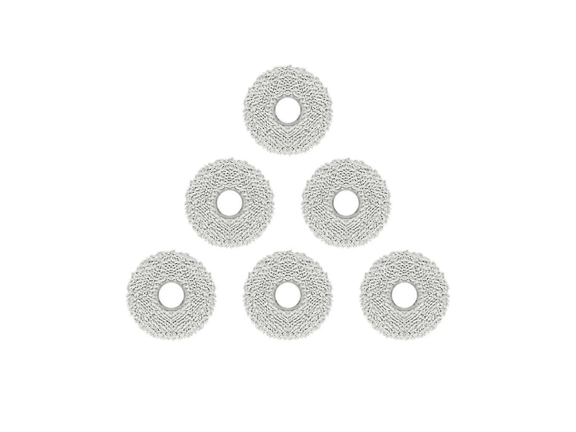 6pcs Mop Cloth For Deebot T10 Turbo / X1omni/turbo / X1s Pro/ T10s Pro /_glo