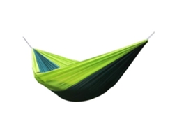 Rede Para Camping Verde Tecido Grosso 250 X 140 Cm Aquaforge