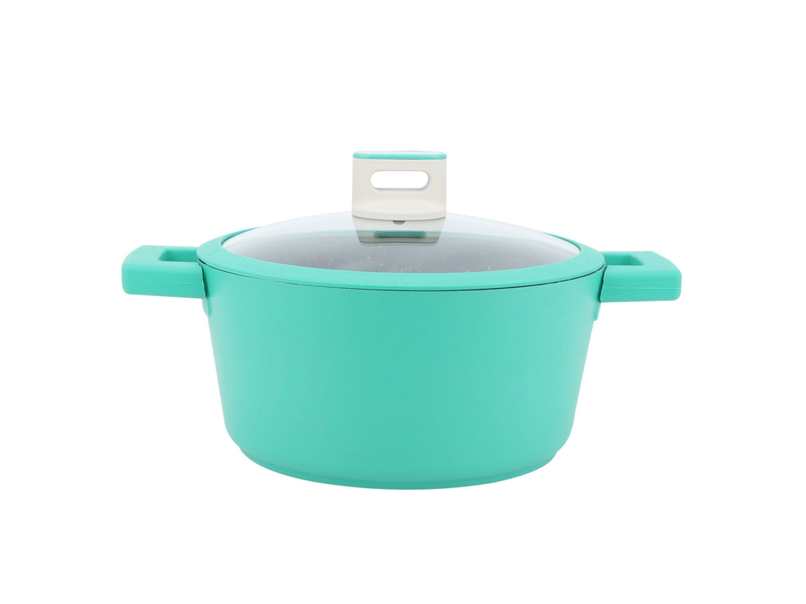 Panela de Sopa LAXISCREED 24cm Verde Antiaderente