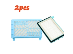 Filtro hepa para aspirador de pó philips, 2 peças, filtro de limpeza para philips fc8613 fc8408 fc8614 fc8716 fc8732 fc8720 fc8919 etc.