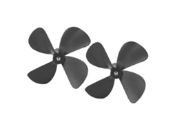 Hélice Yui de 4 pás para drones, barcos de pesca e outros veículos (2 unidades/conjunto)