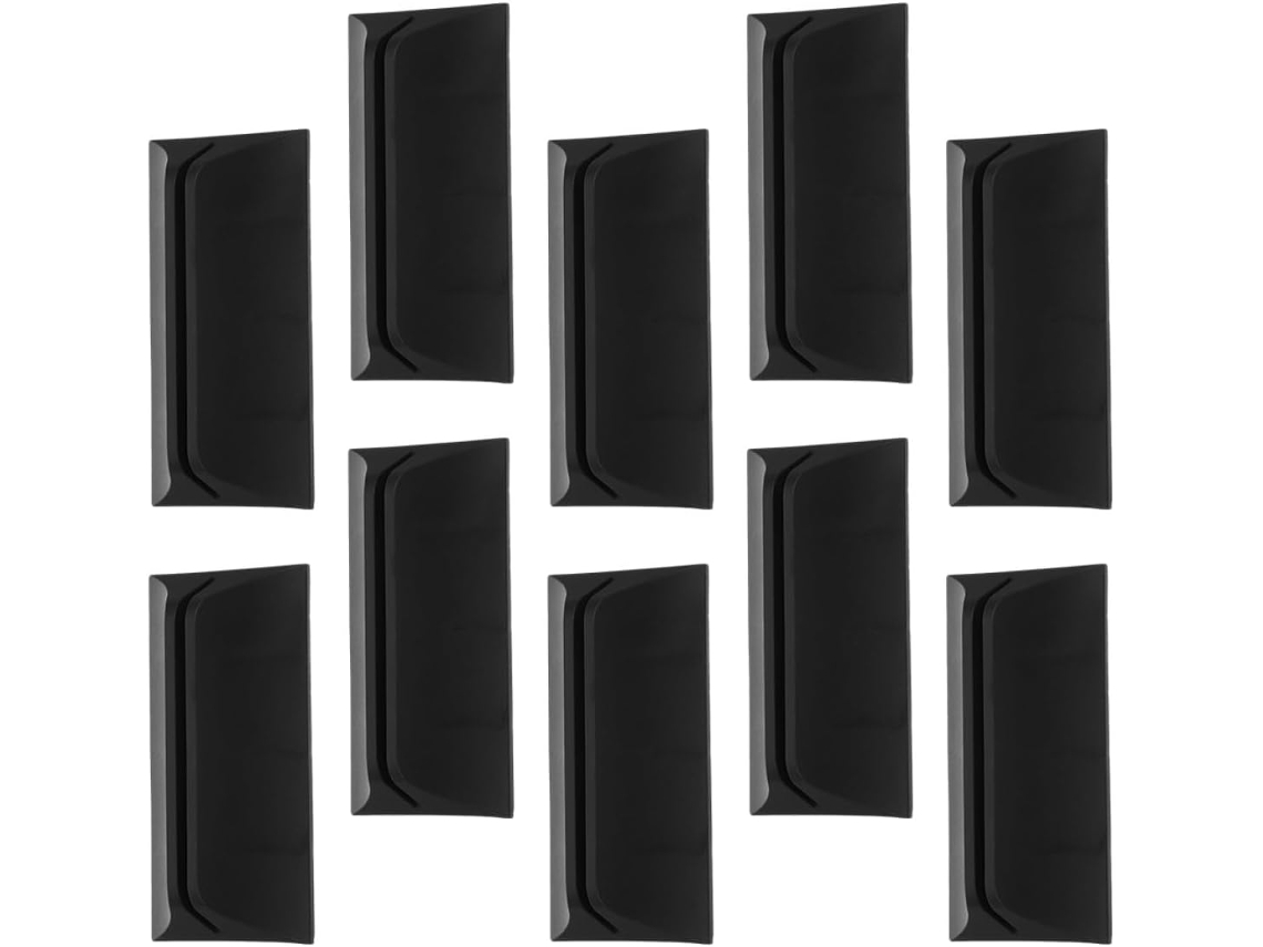 Kichvoe 10-presilhas Ajustáveis De Plástico Preto Para Divisórias E Painéis Privacidade Mesa, Clipes De Suporte Para
