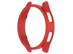 Capa Protetora Lurelia Para Samsung Galaxy Watch 5 40 Mm Vermelho