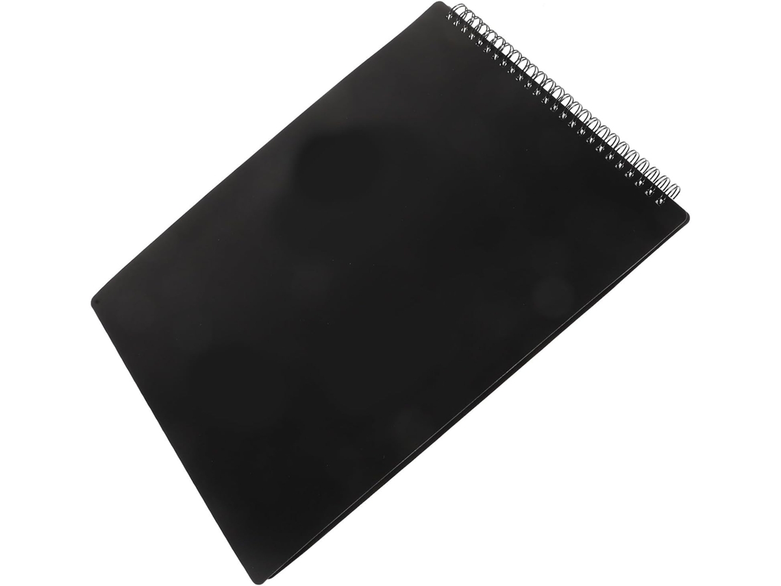 Pasta Partituras De Piano A4, Preta, Design Horizontal, Profissional, Leve E Durável Em Pp Armazenamento