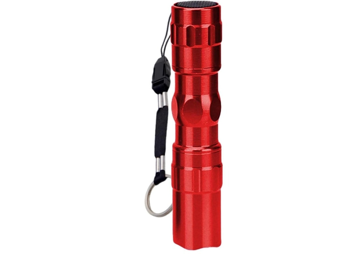 Linterna Dispra Con Estuche, Rojo, Antorchas Led Súper Brillantes, Luz De Flash Portátil Con Luz Fuerte, Nuevo ,