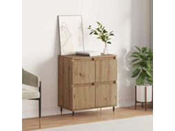 Vidaxl Buffet Carvalho Artesanal 60 X 35 X 70 Cm