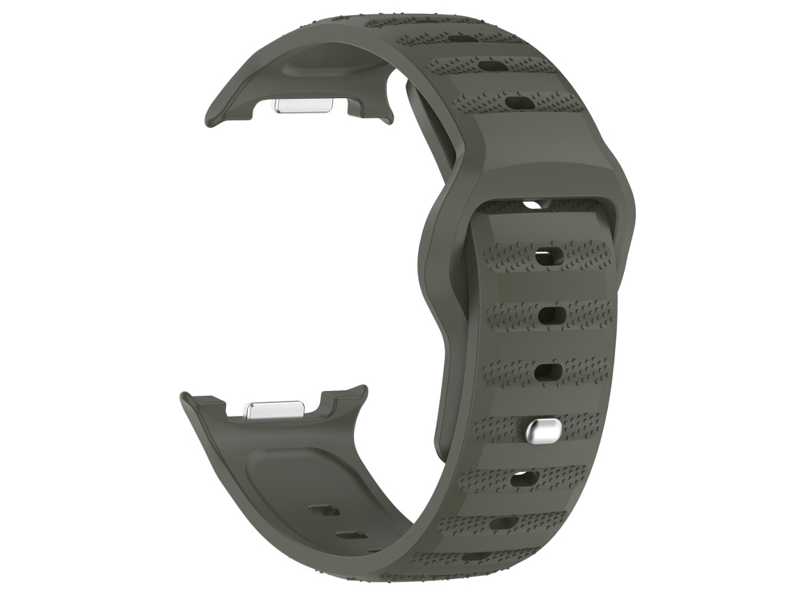 Pulseira De Silicone Macia Para Samsung Watch Ultra 9, Substituição desportiva Verde Hexinyigjly