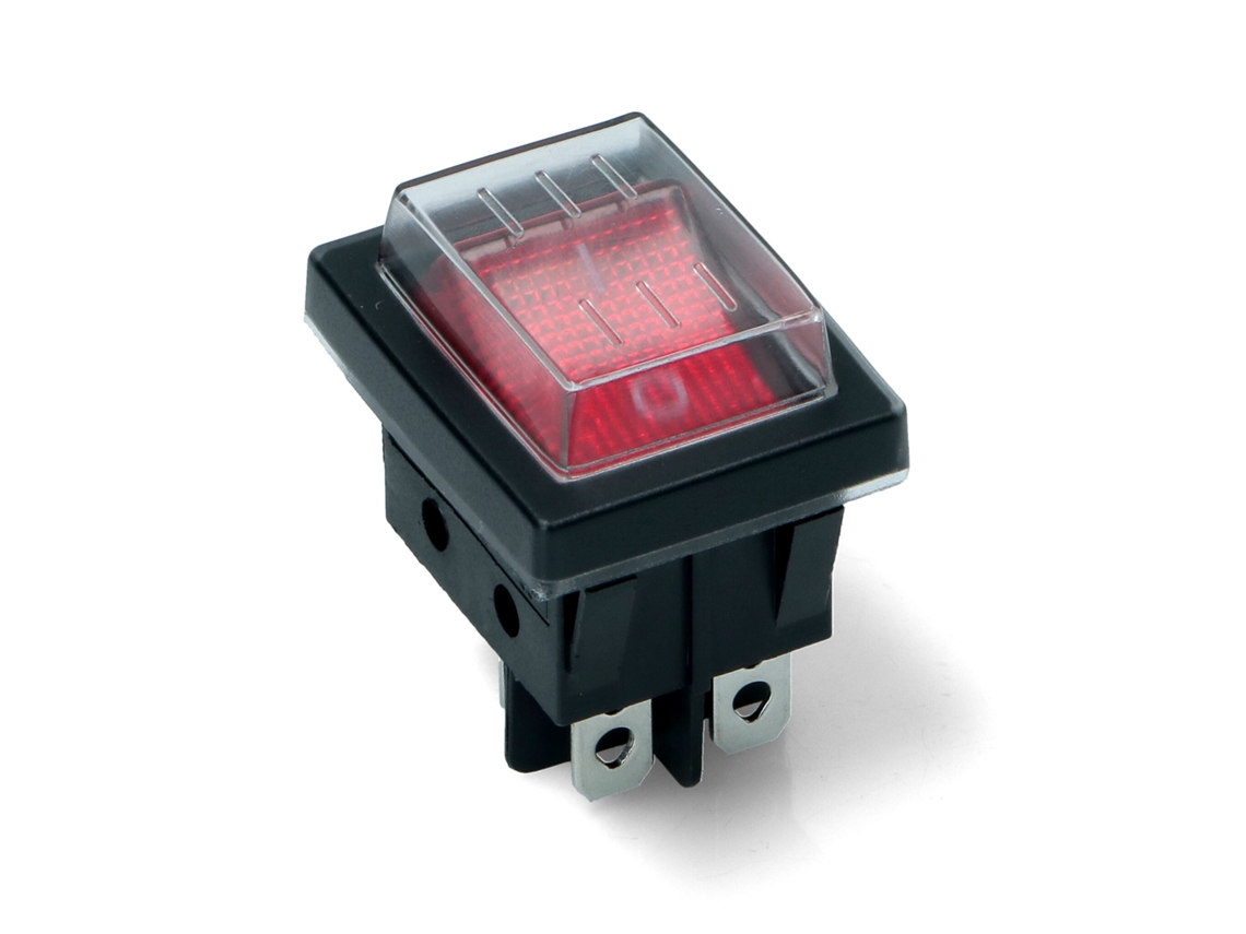 Interruptor Bipolar Luminoso Vermelho 15a para Máquina de Lavar Roupa Swt733un