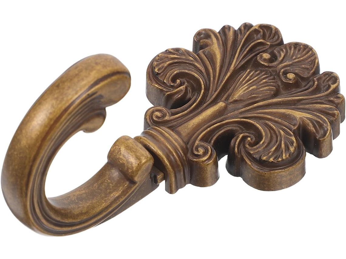 Cabide De Parede Vintage Antigo Em Metal Para Casacos, Ideal Para Hall De Entrada E Banheiro, Com Design Rústico Para