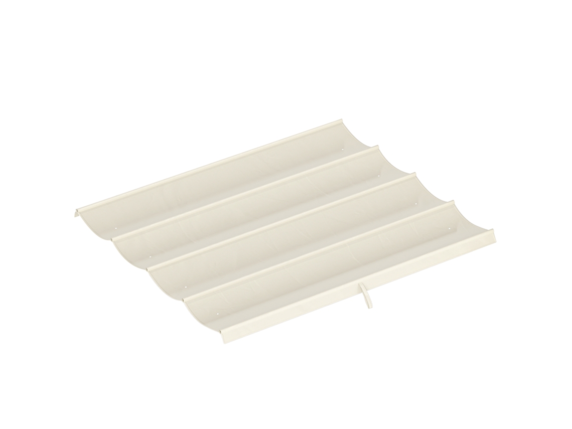 Cobertura SINI TECH STORE para Pérgola 4x3m Fibra Poliéster 350x260cm Castanho Claro