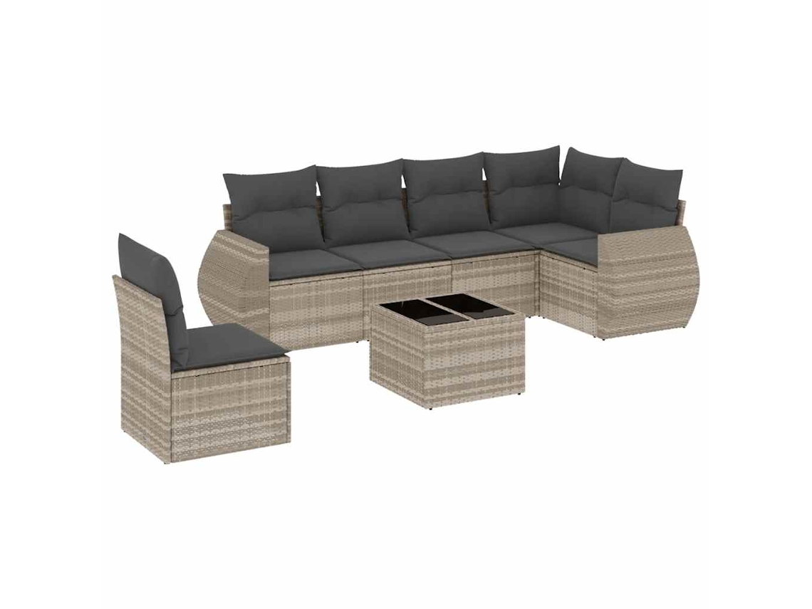 Garden Sofa Set, Garden Sofa Sets Vidaxl Cinzeto Rattan / Vime (n/a)