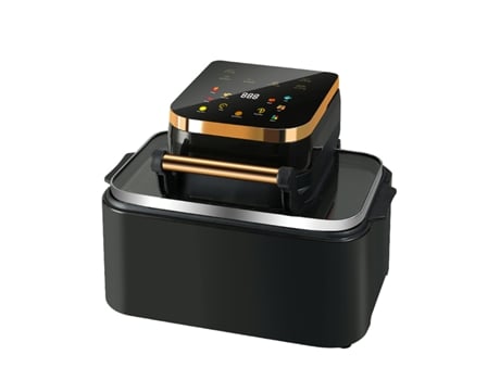 Fritadeira A Ar Multifuncional Com 1700w, Capacidade De 12l. Painel De Controle Sensível Ao Toque E 6 Programas De Cozimento Pré Gravados. Dam