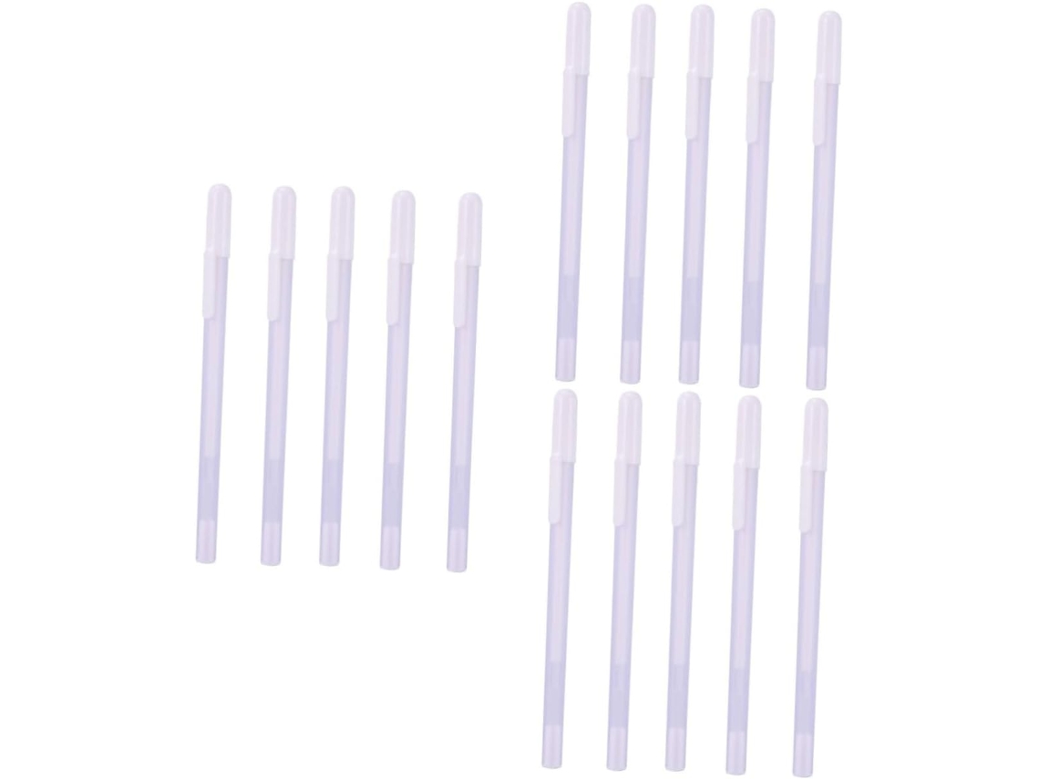 Conjunto De 3 Canetas Marcadoras Gel Brancas Para Escrita, Desenho,