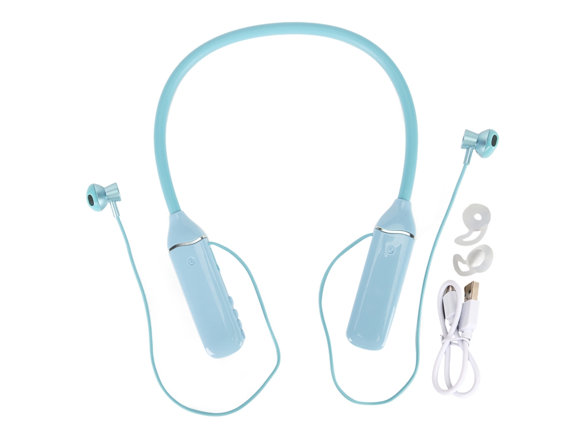 Fones Bluetooth com fita cervical EOOCOO, retroiluminados, Bluetooth 5.3