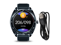 Relógio Zeblaze Neo com tela redonda, monitoramento cardíaco e resistência à água