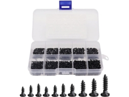 1000 Peças De Mini Parafusos Phillips Autoatarraxantes De Cabeça Redonda M1 M1.2 M1.4 M1.7 Para Madeira