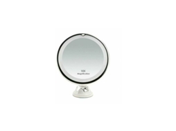 KOFIHETY Espelho Compacto Led Preto/ciano (1x/10x)