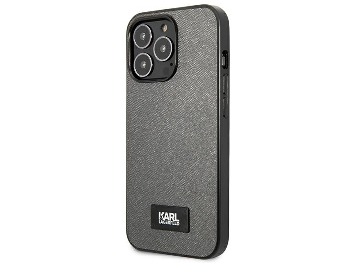 Capa para iPhone 13 Pro KARL LAGERFELD Pele Sintética Rígida