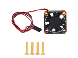Ventilador Resfriamento Alumínio 30x30mm 28000rpm Motor Rc540 Ouro
