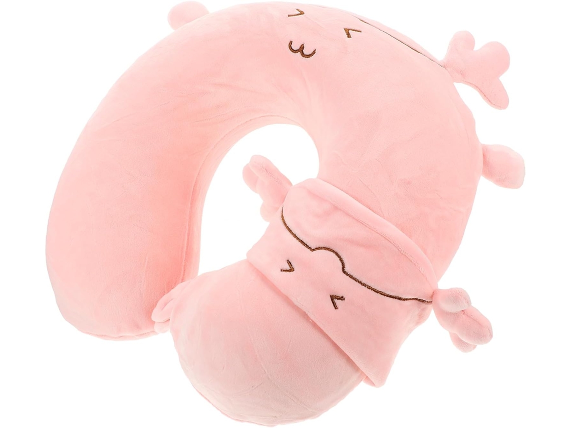 Travesseiro de Viagem em Formato U para Suporte da Coluna Cervical, Feito Espuma Viscoelástica um CHABERLU