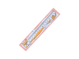 Régua Reta 15cm, Régua Com Escala, Réguas Com Estampa de Gato, Material Escolar, Instrumento de Medição Para Desenho