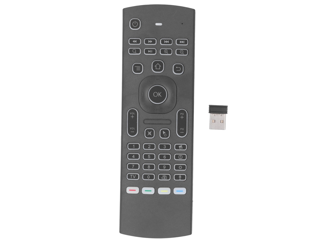 2026controle Remoto Universal Para Tv Com Teclado Sem Fio, Mouse Volador E Busca Por Voz Para Android Tv Box, Projetor E Pc