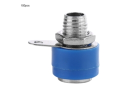 Laxiscreed Plug Banana De Proteção Com Isolamento Para Alta Segurança Em Áudio, 4mm