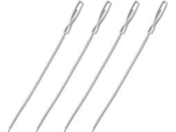Conjunto De 4 Escovas Flexíveis Para Limpeza Canos, Escova Nylon Pias