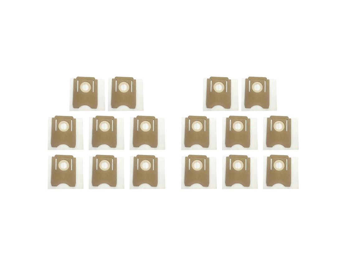 Conjunto De 16 Sacos De Pó Para Aspirador Robô Midea S8 S8+ - Acessórios Para Base E Descarte De Sujeira - Peças De Reposição
