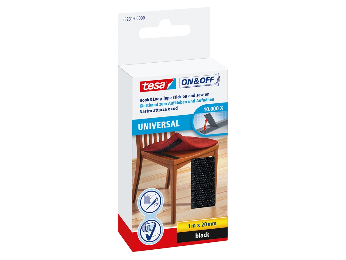 55231-00000 Velcro Preto 1 Unidades