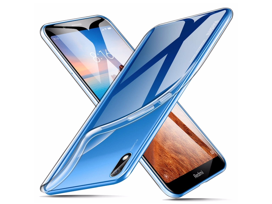 Lurelia Capa Gel Tpu Para Xiaomi Redmi 7a 4g, Proteção De Ecrã Em Vidro Temperado