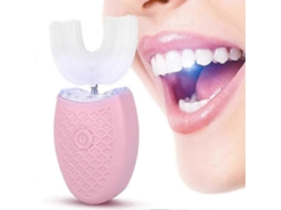 Escova De Dentes Em Formato De U Para Adultos, Escova De Dentes Elétrica Sônica Com Limpeza Automática, Ferramenta Para Higiene Bucal (branca)