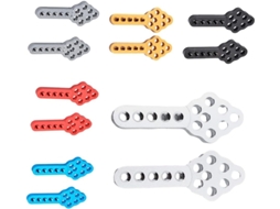 Conjunto De 4 Amortecedores Ajustáveis Com Placa Montagem Cnc Para Rc 1 10, Compatível Com Axial D90 Scx10 9000s
