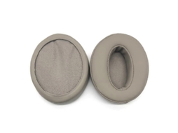 Conjunto de Almofadas para Fones HD4.50BTNC, HD4.40BT, HD4.30, HD350, HD400S, HD458BT, Couro de Proteína Marrom YURU