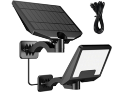Luminária Solar Led Externa, À Prova Dágua Ip65, Para Jardim, Com Ângulo De Iluminação Ajustável Pa Gokoco