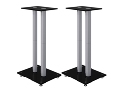 Speaker Stand, Speaker Stands Vidaxl Preto Alumínio