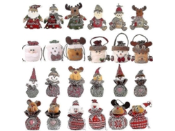 Sacolas De Presente Decoradas Com Desenhos Animados Para O Natal, Sacolas Para Doces Para Crianças Jd4 Ns2 Hengjian