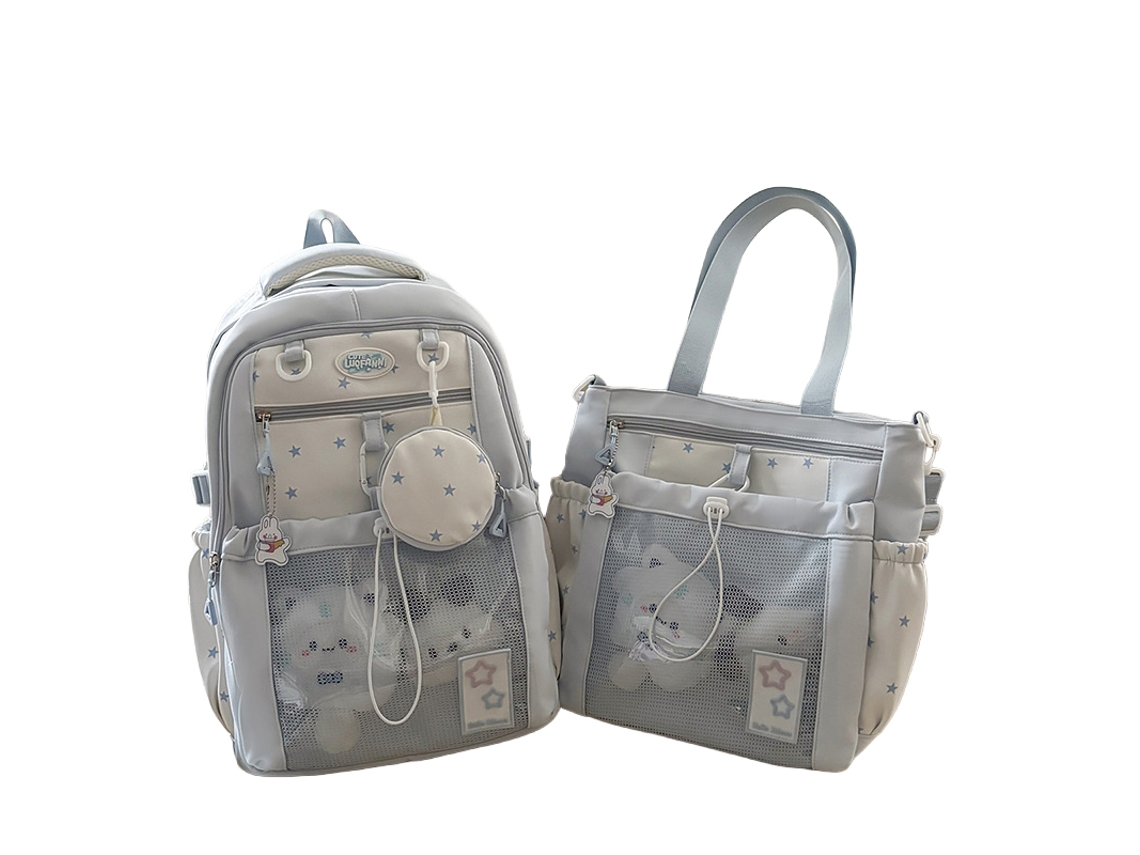 Laxiscreed Mochila Escolar Feminina 2025 Leve, De Grande Capacidade E Com Design Moderno Para Estudantes